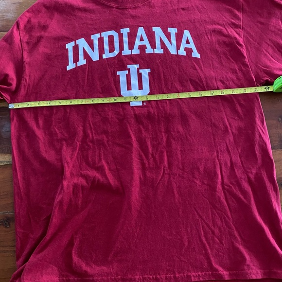 Indiana University IU Red Cotton Long Sleeve Shirt men’s XL - Picture 5 of 6